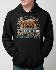 December 1960 60 years of being a bit Hooded Sweatshirt apparel-hooded-sweatshirt-lifestyle-front-45