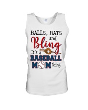 Balls Bats And Bling Unisex Tank tile