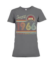January 1966 54 years Premium Fit Ladies Tee tile