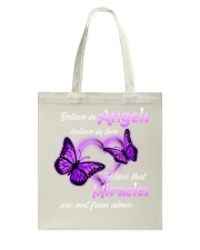 Believe in Angels believe in love Tote Bag tile