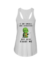 I am small and sensitive Ladies Flowy Tank tile