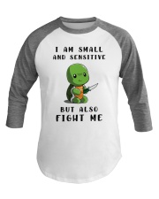 I am small and sensitive Baseball Tee tile