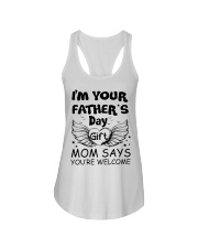 Im your fathers day Ladies Flowy Tank tile