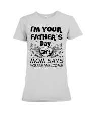 Im your fathers day Premium Fit Ladies Tee tile