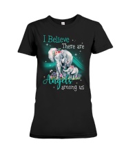 I Believe There Are Angels Premium Fit Ladies Tee tile
