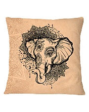 Yoga-Mandala Elephant Home Decor Square Pillowcase front