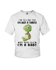 I am telling you I am not a turtle Youth T-Shirt tile