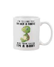I am telling you I am not a turtle Mug tile