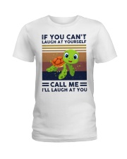 If you can't laugh at yourself call me Ladies T-Shirt tile