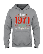 June 1971 46 year Hooded Sweatshirt tile