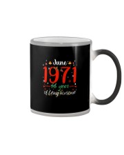 June 1971 46 year Color Changing Mug tile