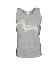 Life is better with dachshunds around Unisex Tank thumbnail