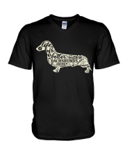 Life is better with dachshunds around V-Neck T-Shirt thumbnail