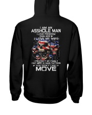 I'M AN ASSHOLE MAN LOVE TATTOOS Hooded Sweatshirt thumbnail