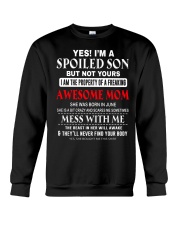 LOVE SPOILED SON 6 Crewneck Sweatshirt thumbnail