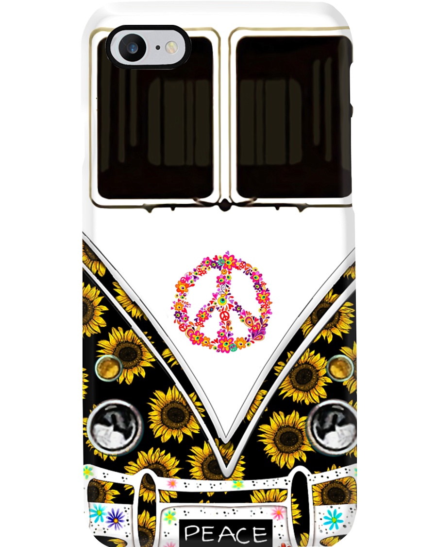 Vw Bus Sunflower Phone Case