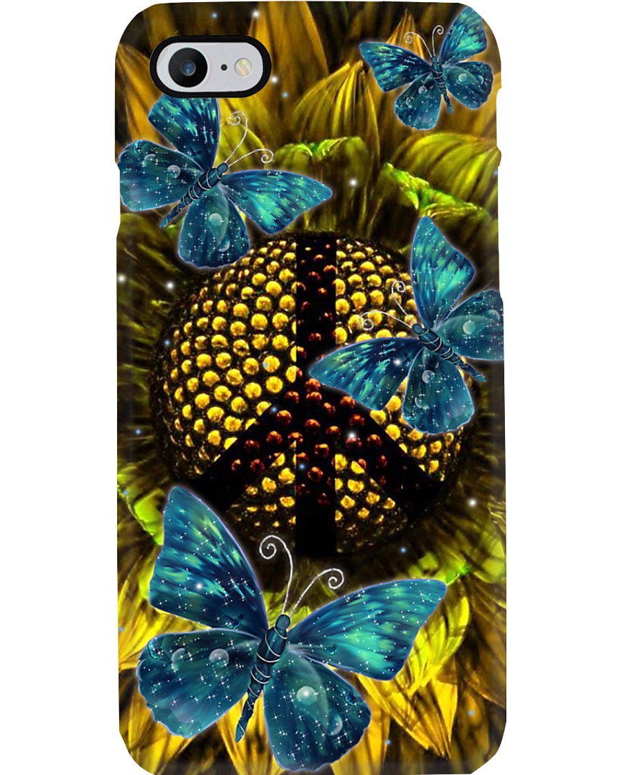 Sunflower - Butterfly Phone Case