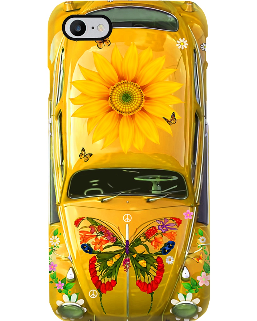 Sunflower VW Bug Phone Case