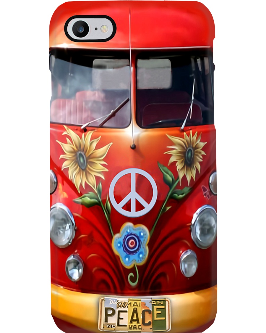 Hippie Vw Bus Phone Case