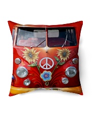 Hippie Vw Bus Indoor Pillow - 16” x 16” thumbnail