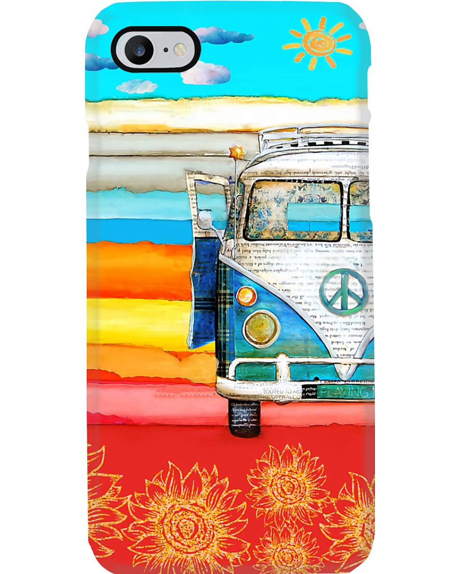 Hippie Vw Bus Phone Case