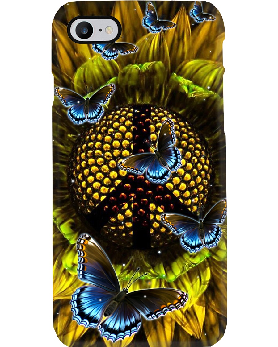 Sunflower - Butterfly Phone Case