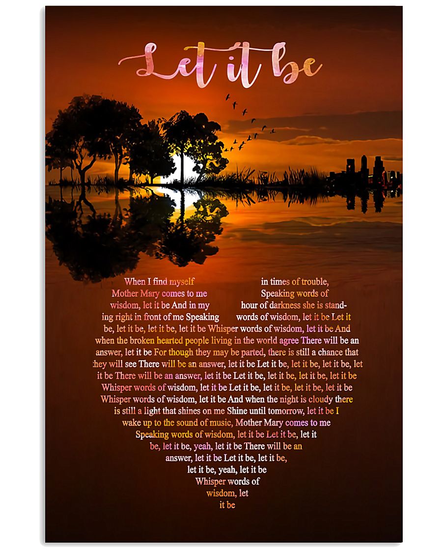 Let It Be 11x17 Poster