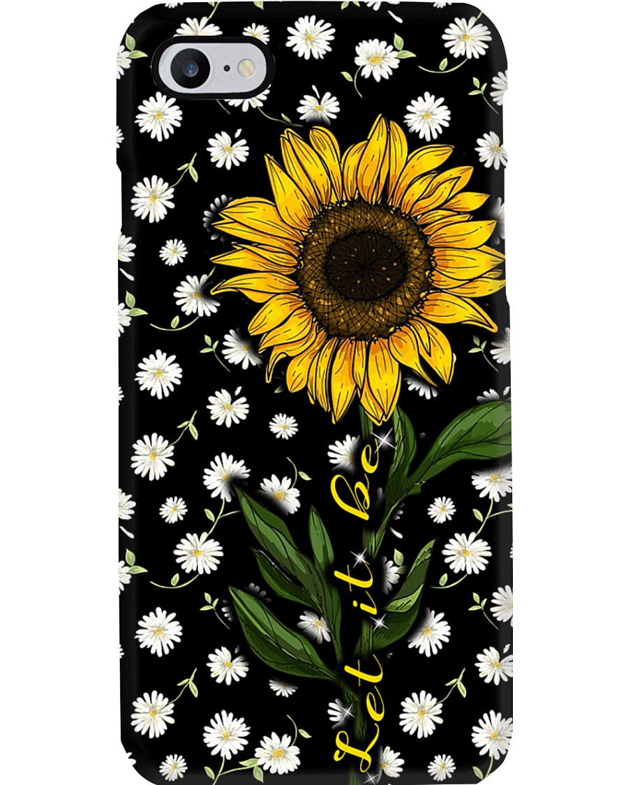 let it be sunflower Phone Case