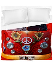 Be Happy VW Bus Duvet Cover - King thumbnail