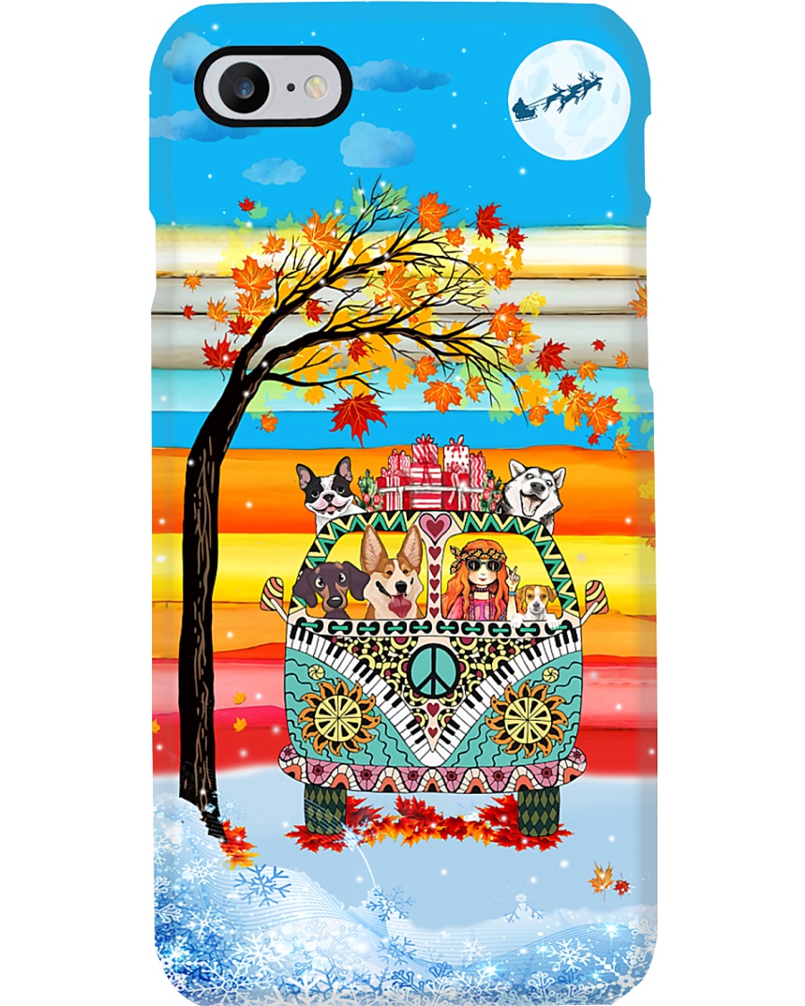 Girl Vw Bus Christmas Phone Case