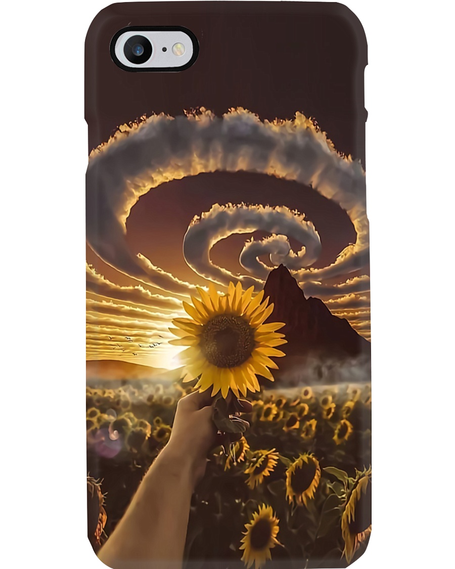 sunflower art Phone Case