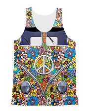 Hippie Girl - Vw Bus All-over Unisex Tank thumbnail
