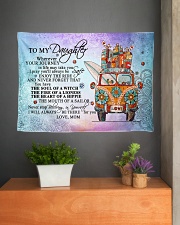 To My Daughter Wall Tapestry - 36” x 26” aos-wall-tapestry-36x26-lifestyle-front-01