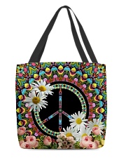 Flower Peace All-over Tote back