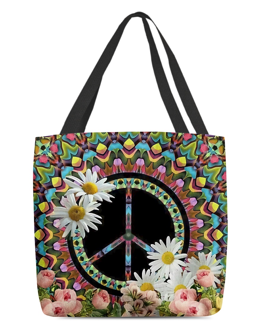 Flower Peace All-over Tote