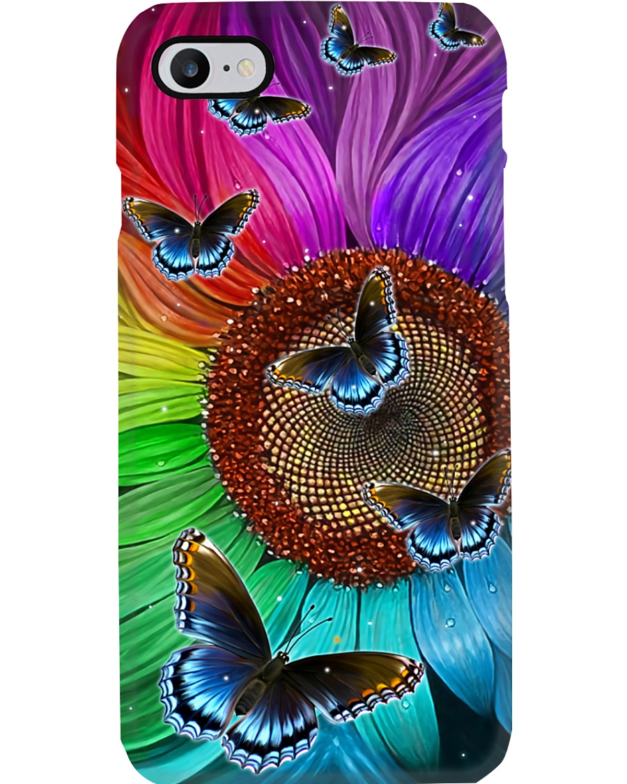 Sunflower - Butterfly Phone Case