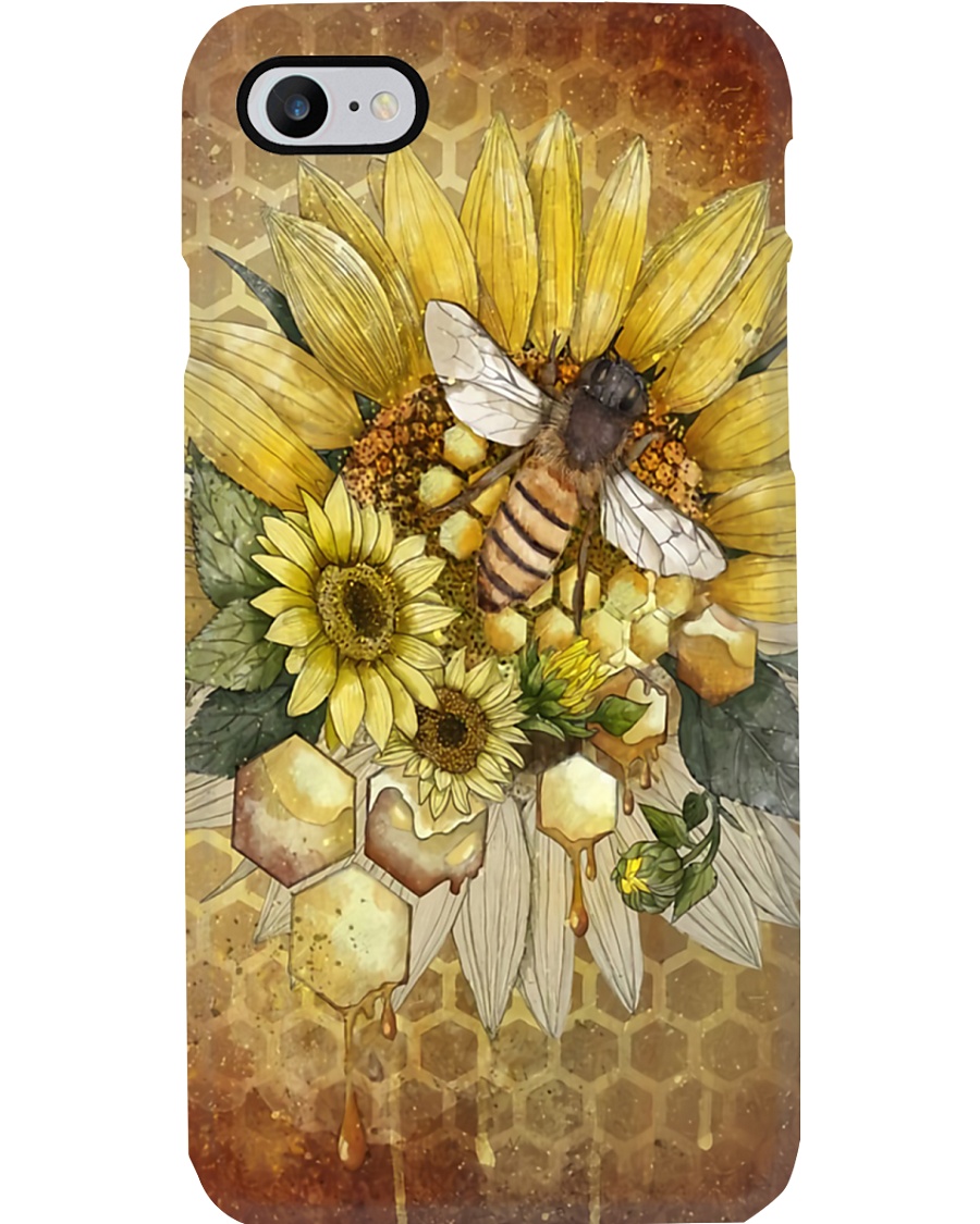 Bee Sunflower Phone Case