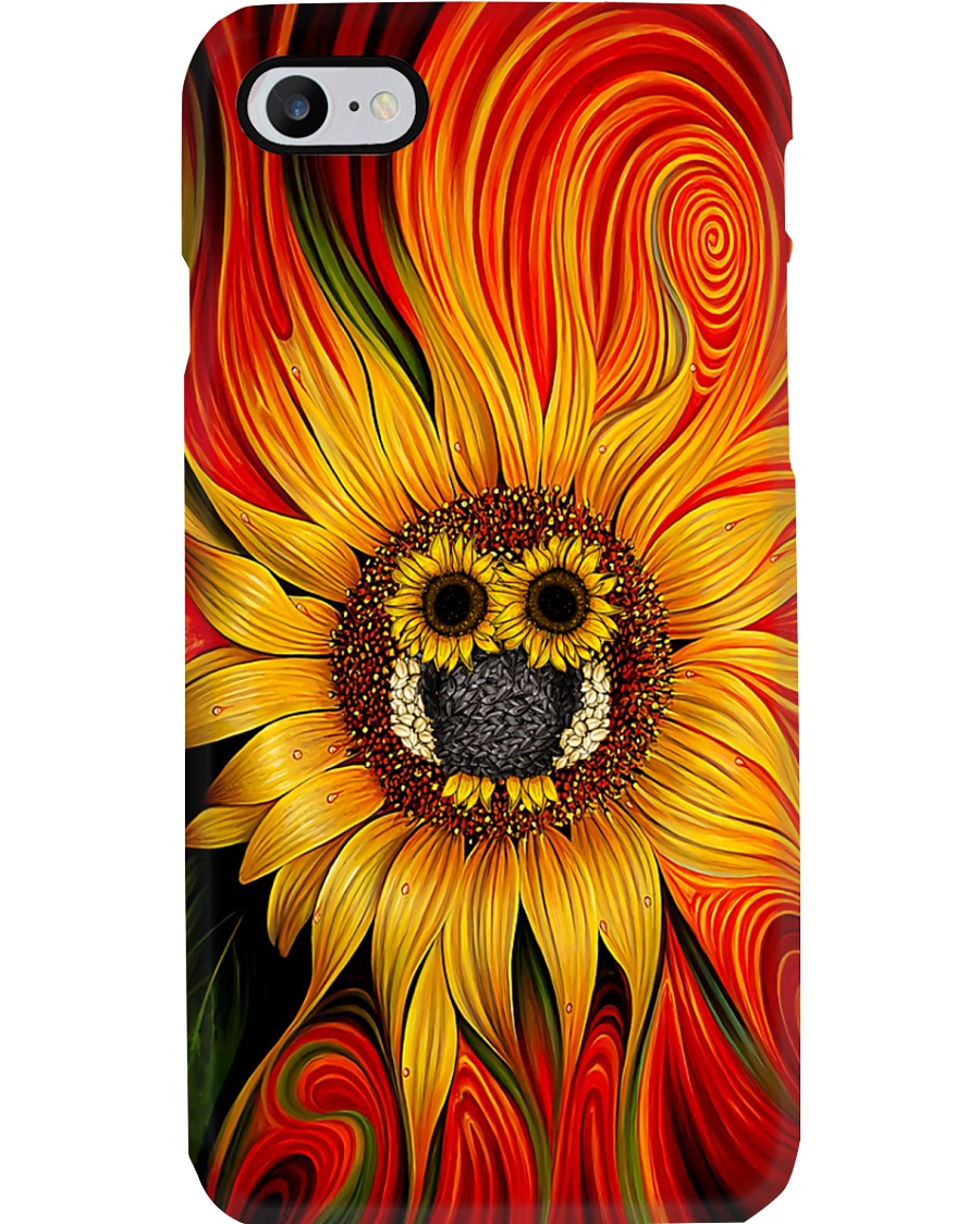 Owl - Sunflower Phone Case