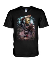 Run Run Run V-Neck T-Shirt thumbnail