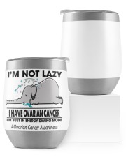 Ovarian Cancer Wine Tumbler tile