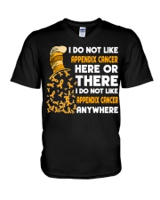 Appendix Cancer V-Neck T-Shirt tile