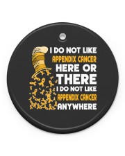 Appendix Cancer Circle Ornament (Porcelain) tile