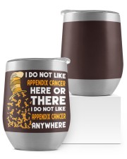 Appendix Cancer Wine Tumbler tile