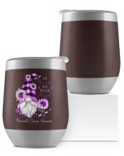 Pancreatic Cancer Wine Tumbler tile