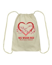 Blood Cancer Drawstring Bag tile