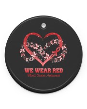 Blood Cancer Circle Ornament (Porcelain) tile