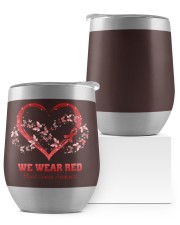Blood Cancer Wine Tumbler tile