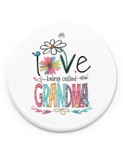 Grandma Circle Ornament (Porcelain) tile