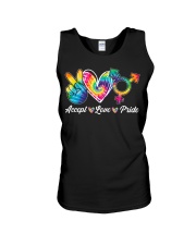 Accept Love Pride Unisex Tank tile