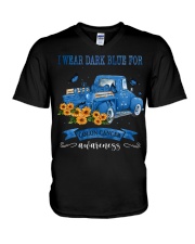 Colon Cancer V-Neck T-Shirt tile
